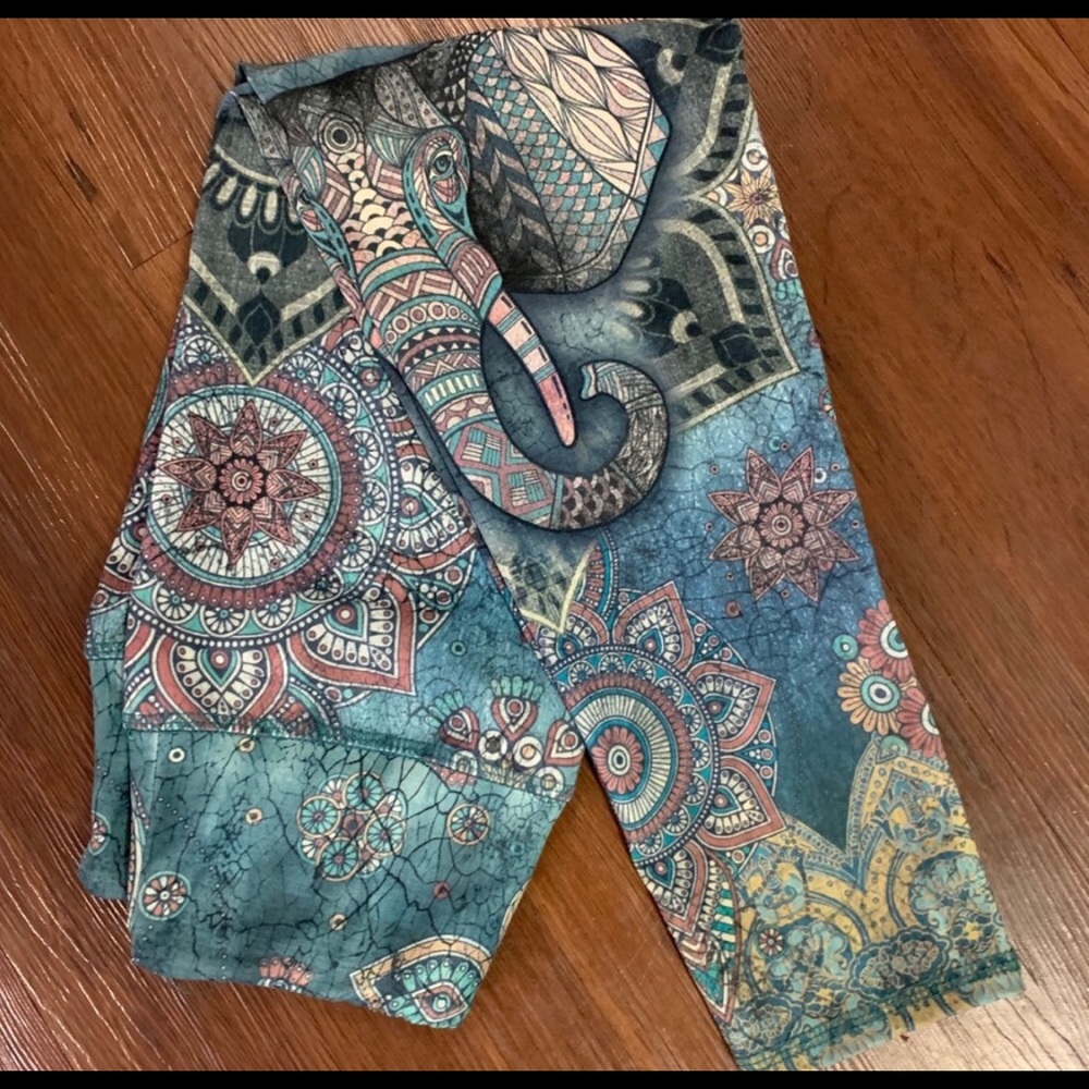 Evolution and Creation Mandalas Elephant Legging